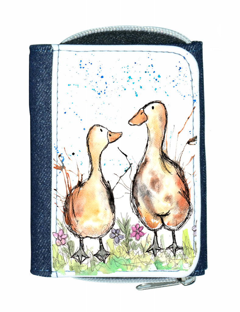 Ducks denim purse