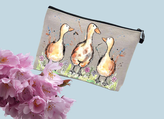 Ducks make up / toiletries bag