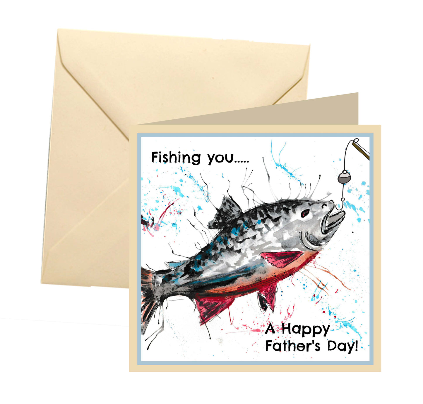 Fishing Father's Day card