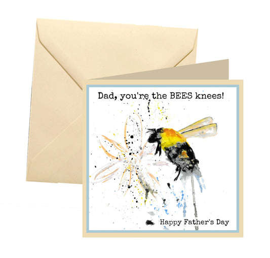 Bee Father's Day card