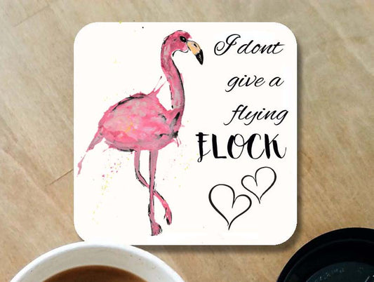 Flamingo 'Flock' coaster