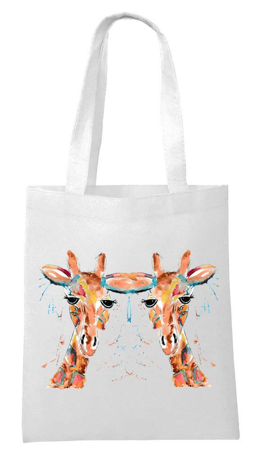 Florence giraffe tote shopping bag