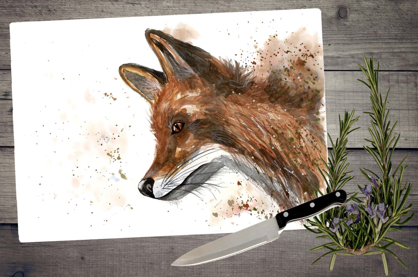 Fox chopping board / Worktop saver