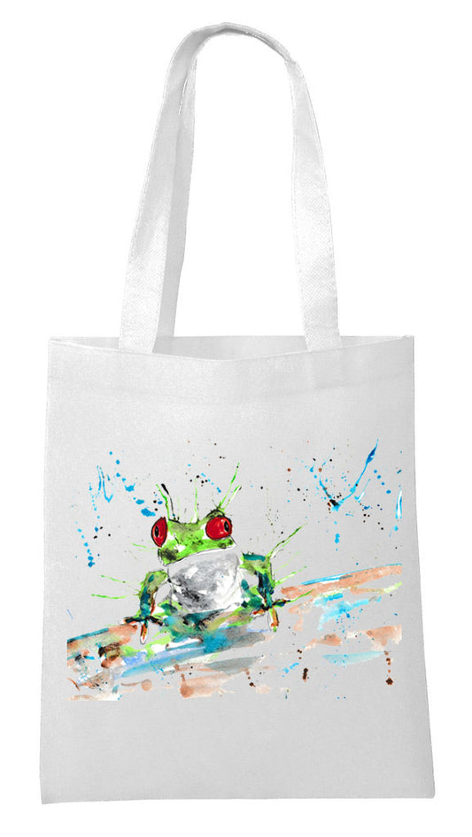 Frog tote shopping bag