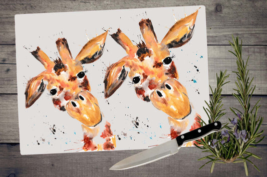 Geoffrey giraffe chopping board / Worktop saver