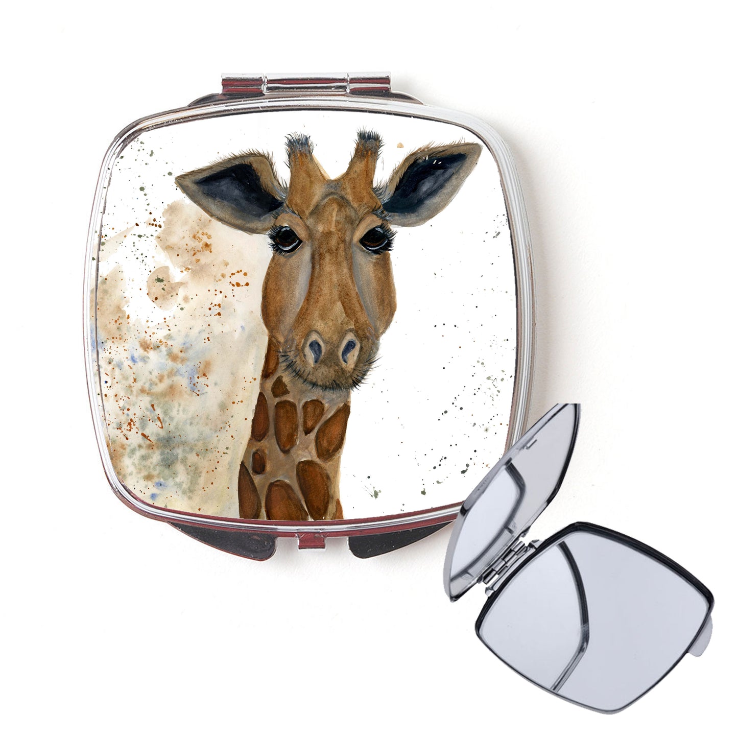 Giraffe compact mirror