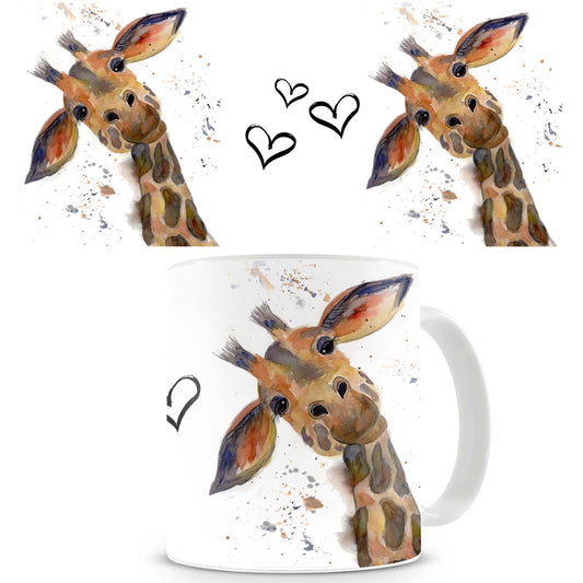 Dotty giraffe mug