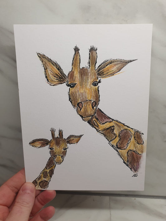 Giraffes illustration
