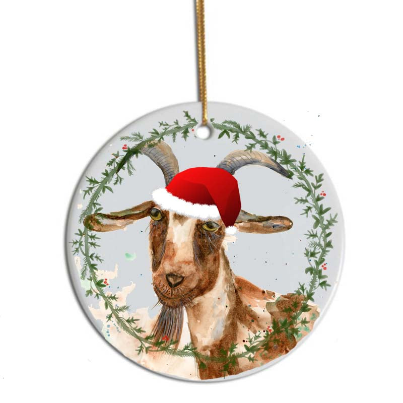 Goat Christmas tree decoration