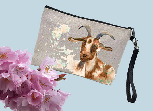 Goat make up / toiletries bag