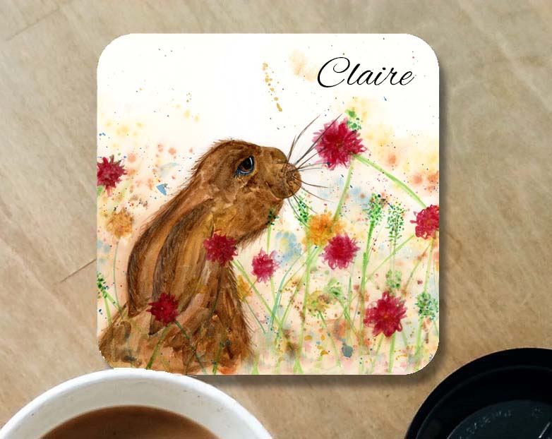 Meadow hare / rabbit coaster