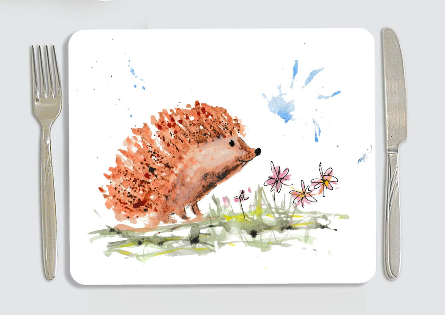 Meadow hedgehog placemat
