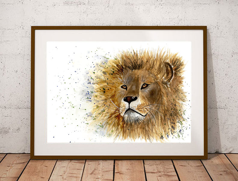 Lion fine art print