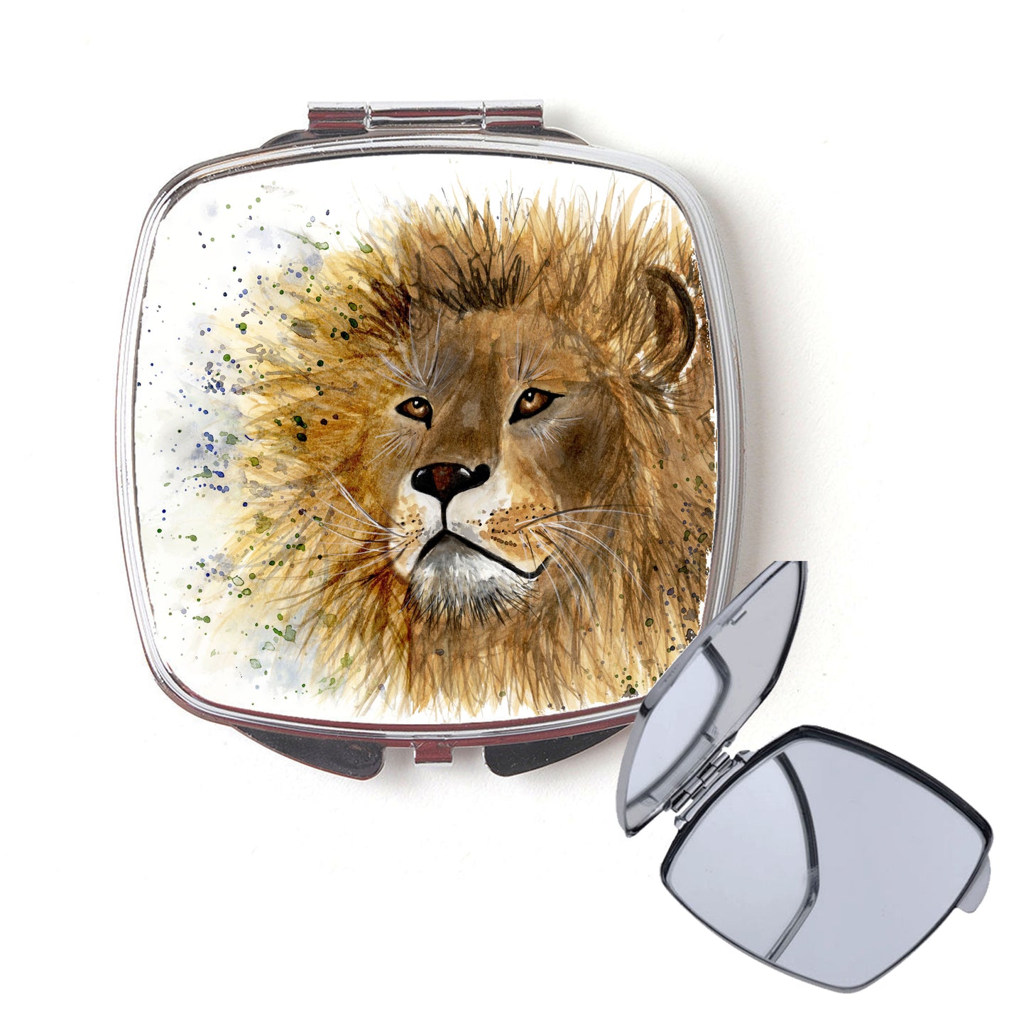Lion compact mirror