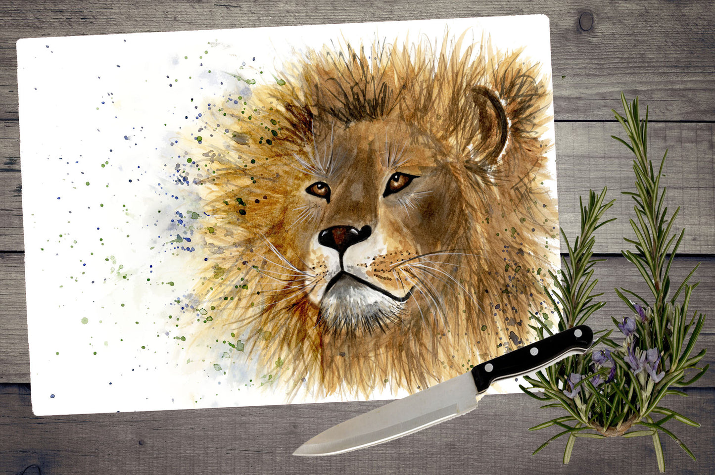 Lion chopping board / Worktop saver
