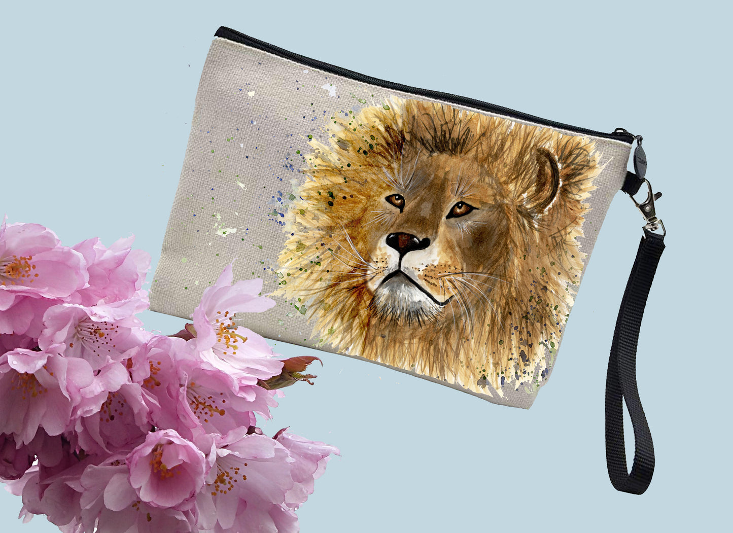 Lion make up / toiletries bag