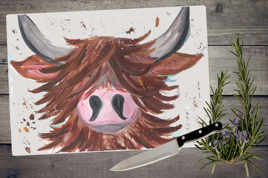 Maggie Moo Cow chopping board / Worktop saver