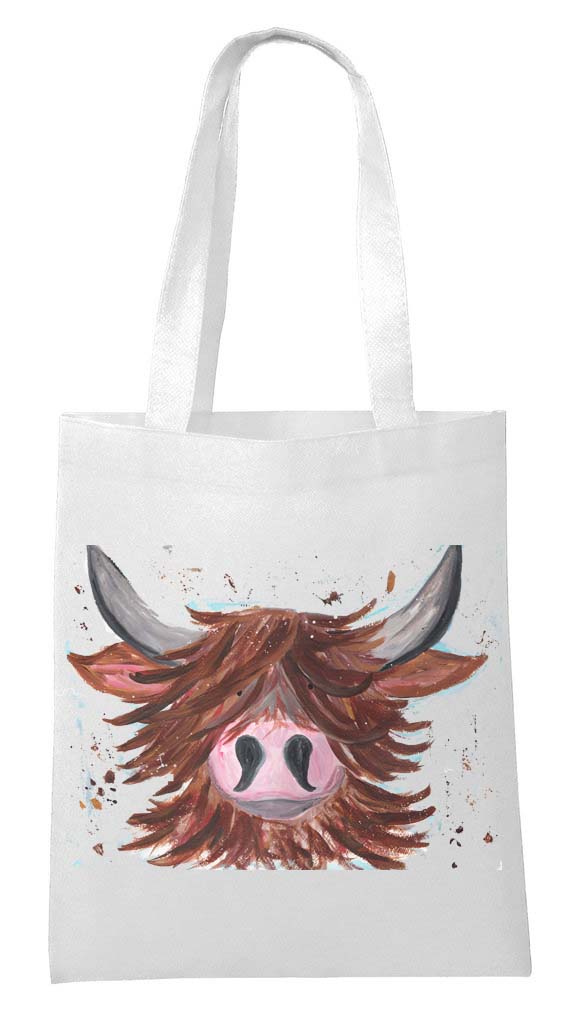 Maggie Moo cow Tote shopping bag