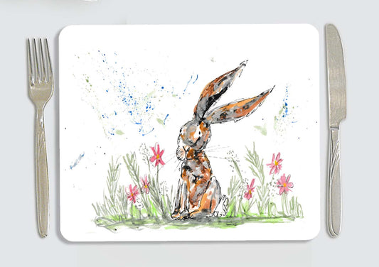 Meadow rabbit placemat