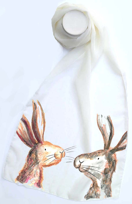 Mia and Oscar rabbits scarf