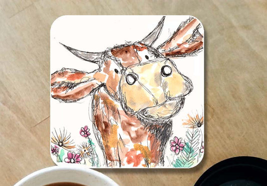 Mooster cow coaster