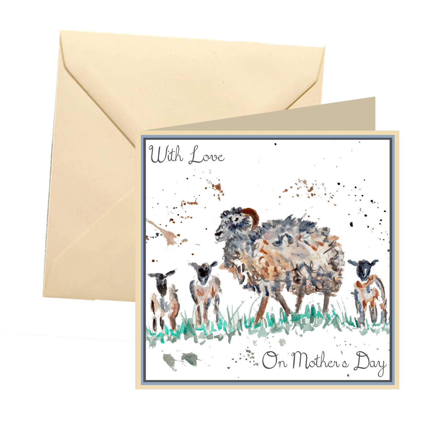 Sheep Mothers Day card