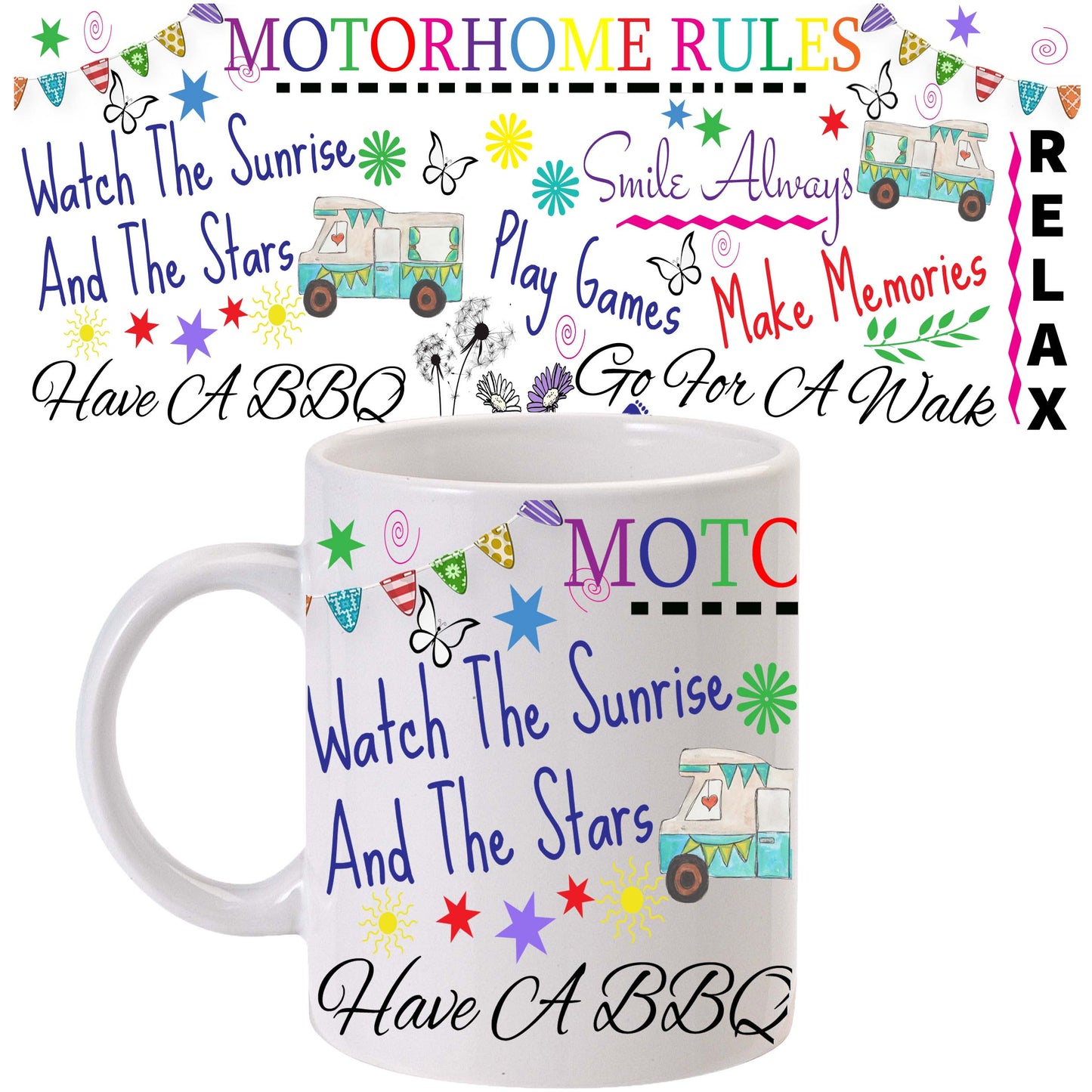 Motorhome rules mug