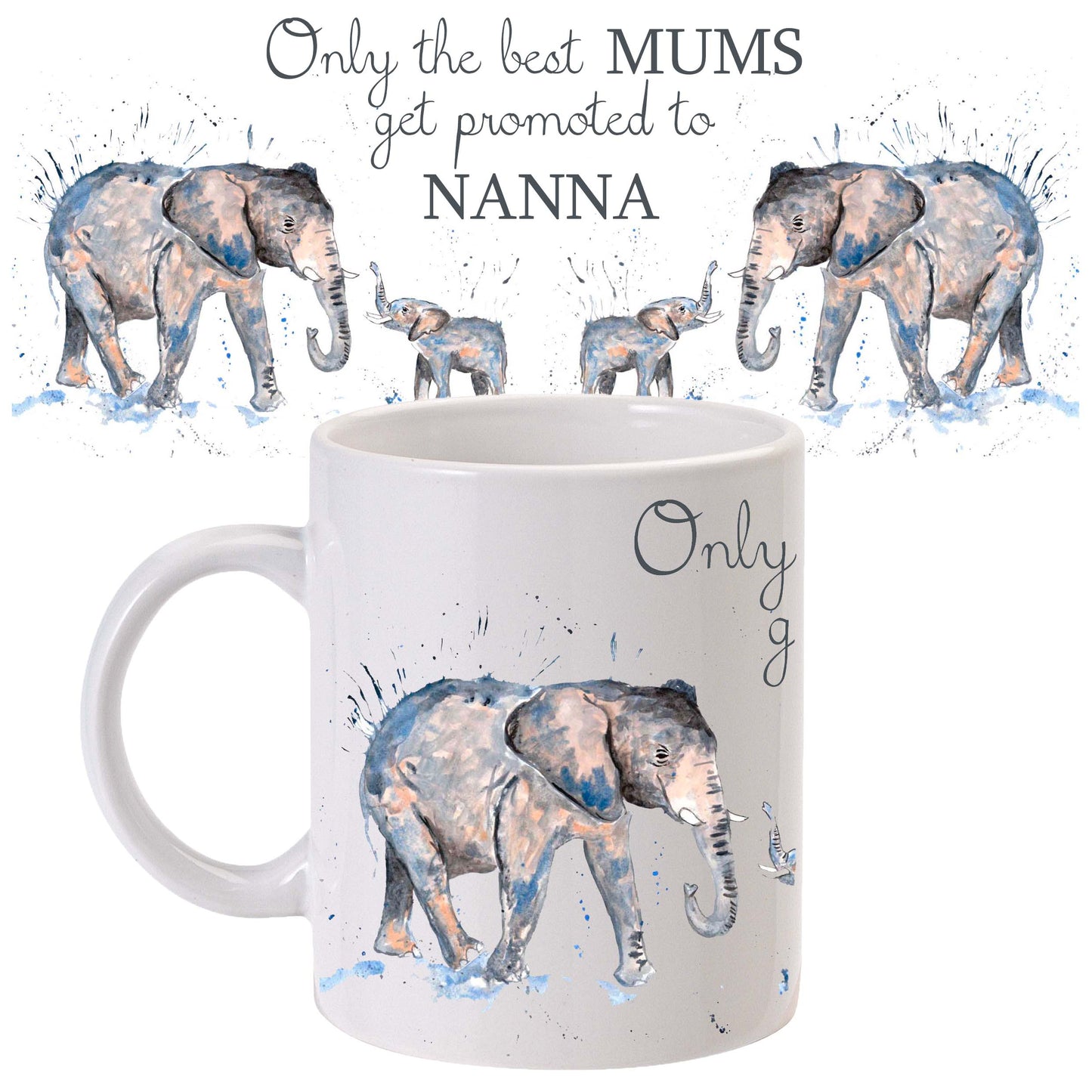 'Mum promotion to Nanna' mug