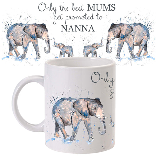 'Mum promotion to Nanna' mug