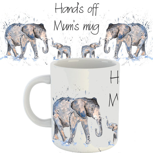 Mum elephant mug