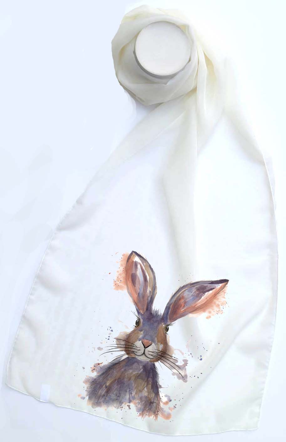 Nutmeg rabbit scarf