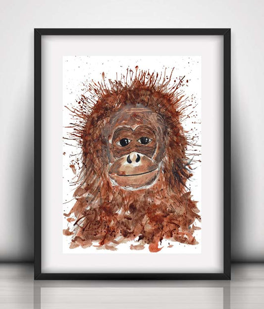 Orangutan fine art print