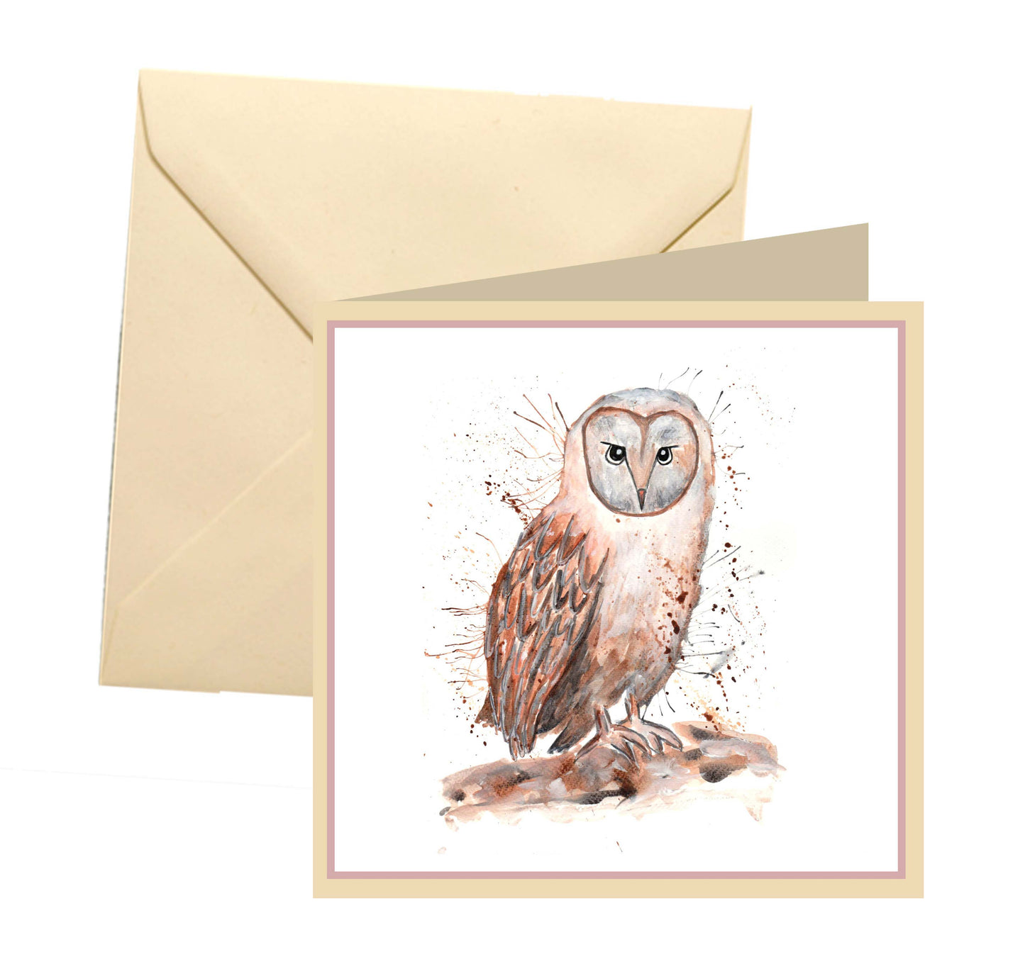 Owl blank card