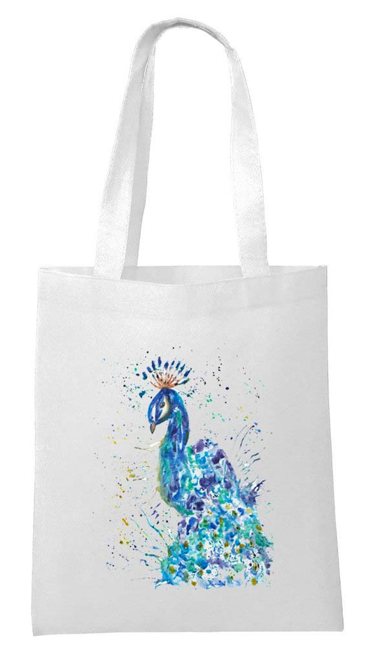 Peacock Tote shopping bag