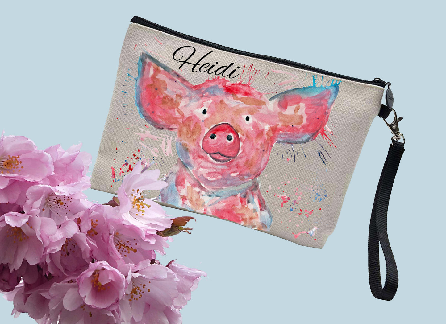 Pig make up / toiletries bag