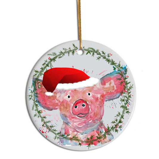 Pig Christmas tree decoration