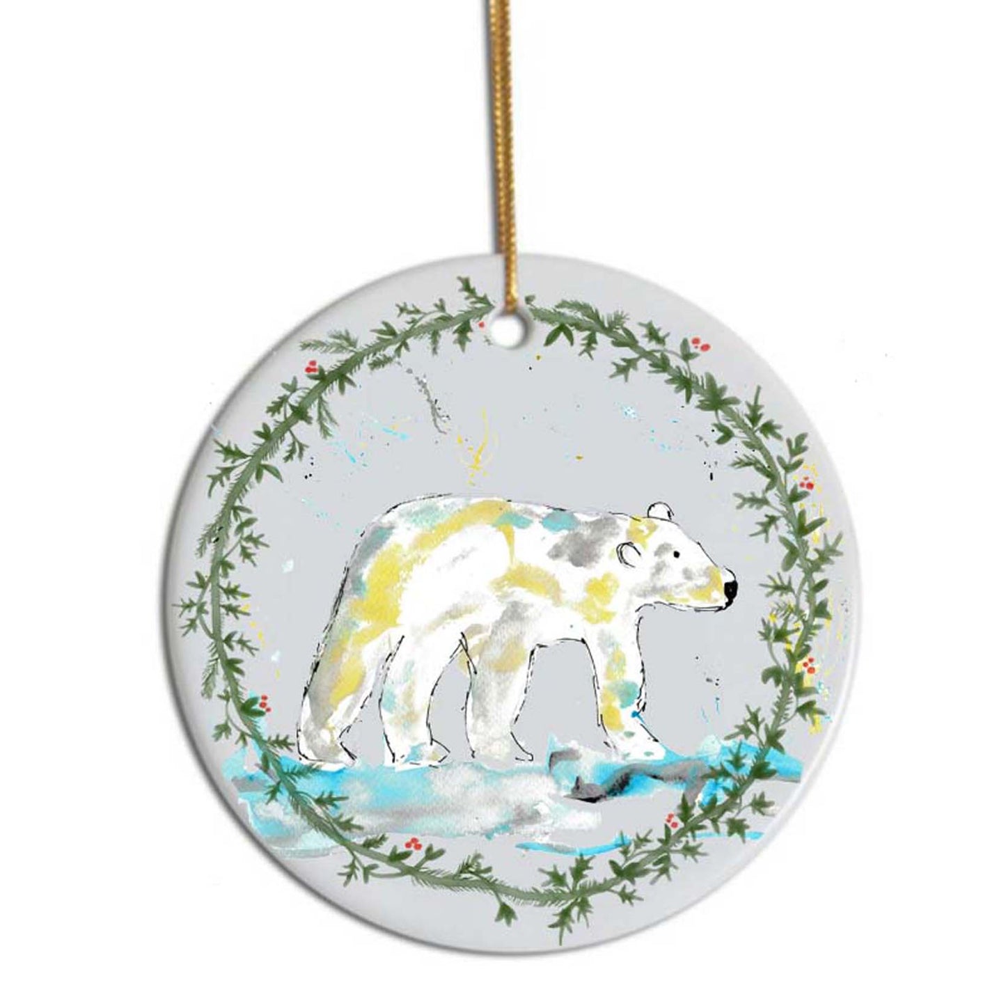 Polar bear Christmas tree decoration