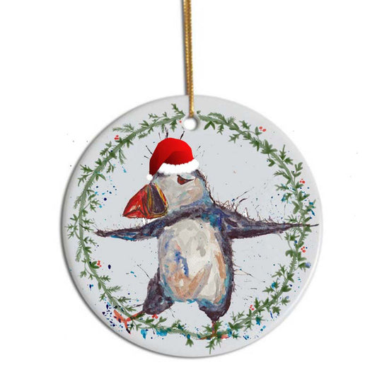 Puffin Christmas tree decoration
