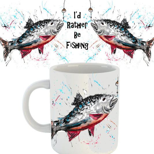 Fishing - I'd rather be fishing mug