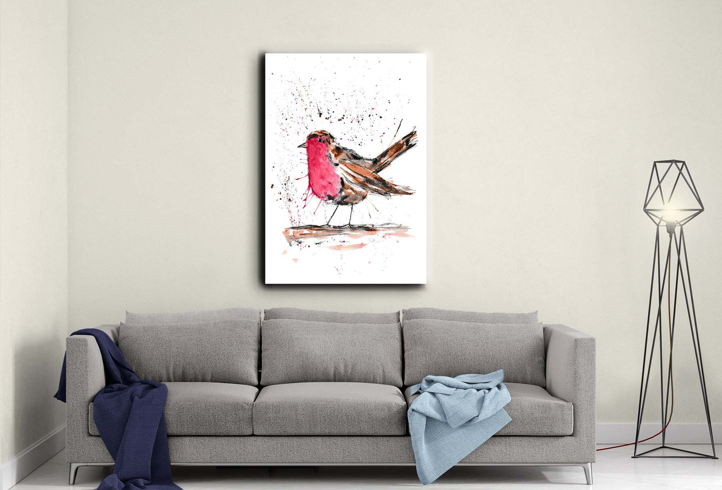 Robin canvas- Ready to hang