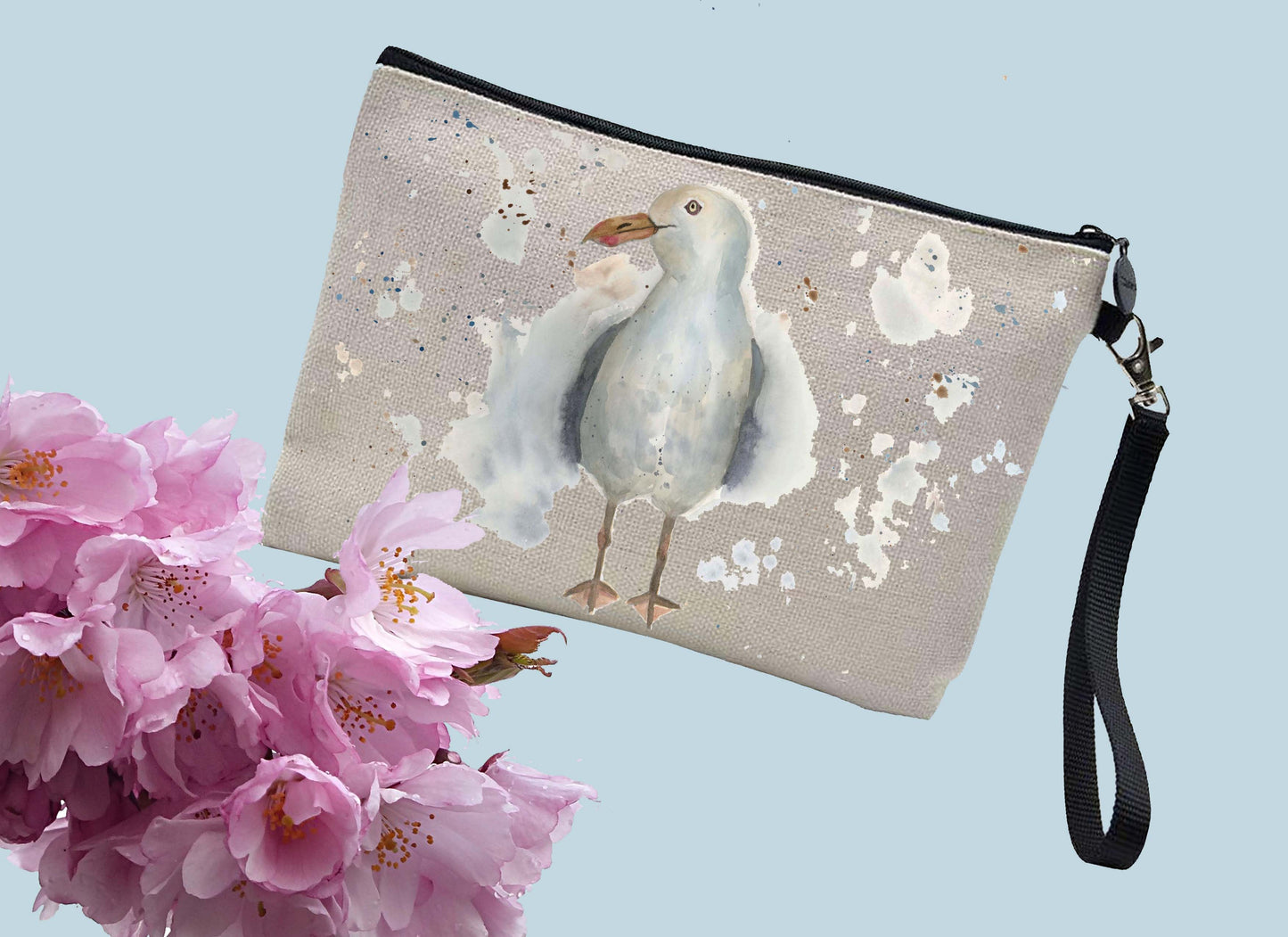 Seagull make up / toiletries bag