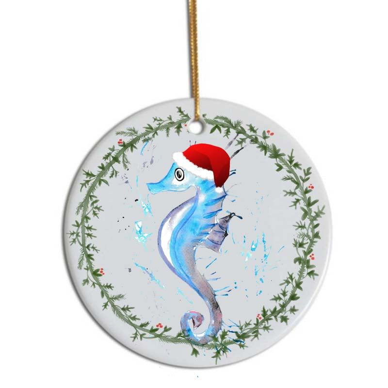 Seahorse Christmas tree decoration