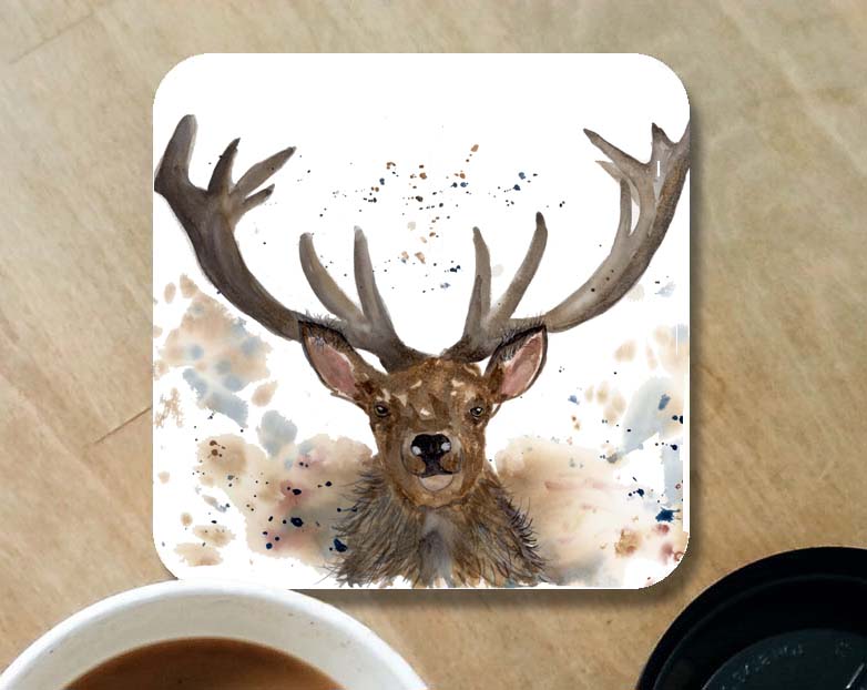 Stag coaster