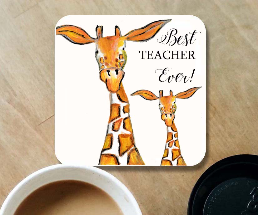 Teacher 'giraffe' coaster