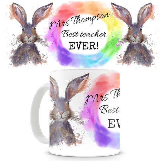 Teacher nutmeg mug * Personalised *