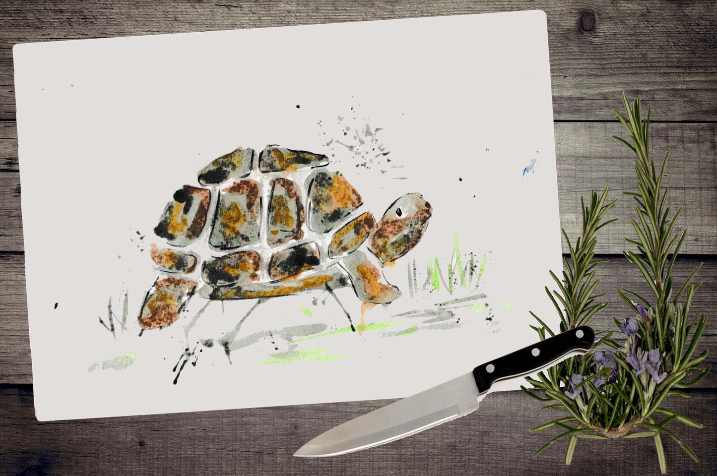 Tortoise chopping board / Worktop saver