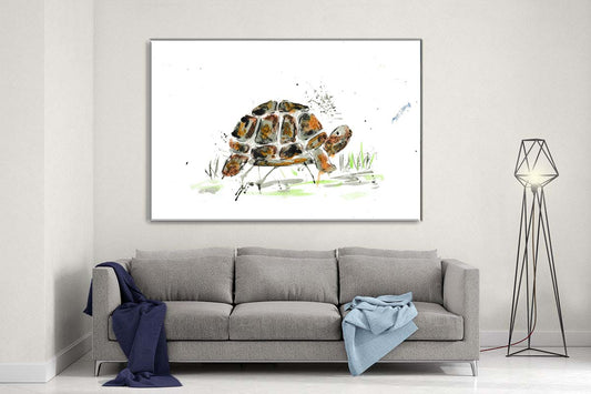 Tortoise canvas- Ready to hang