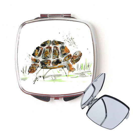 Tortoise compact mirror