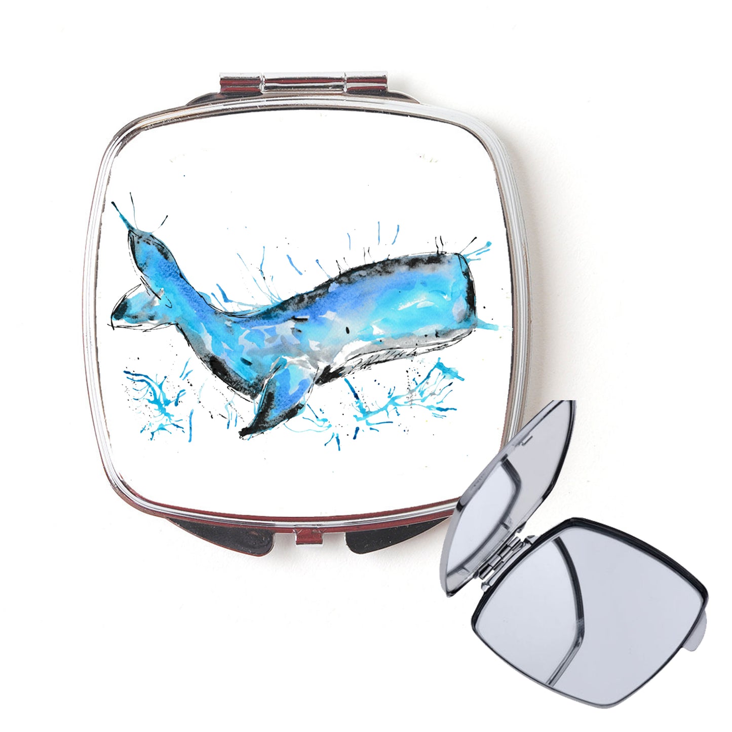 Whale compact mirror