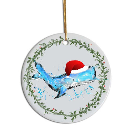 Whale Christmas tree decoration